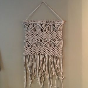 Bohemian woven hanging accessory